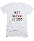 2 Eat Sleep Anime Gold Target T-Shirt