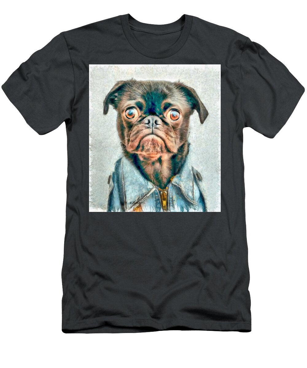 2 Goofy Dog Series Ian Kydd Miller T-Shirt
