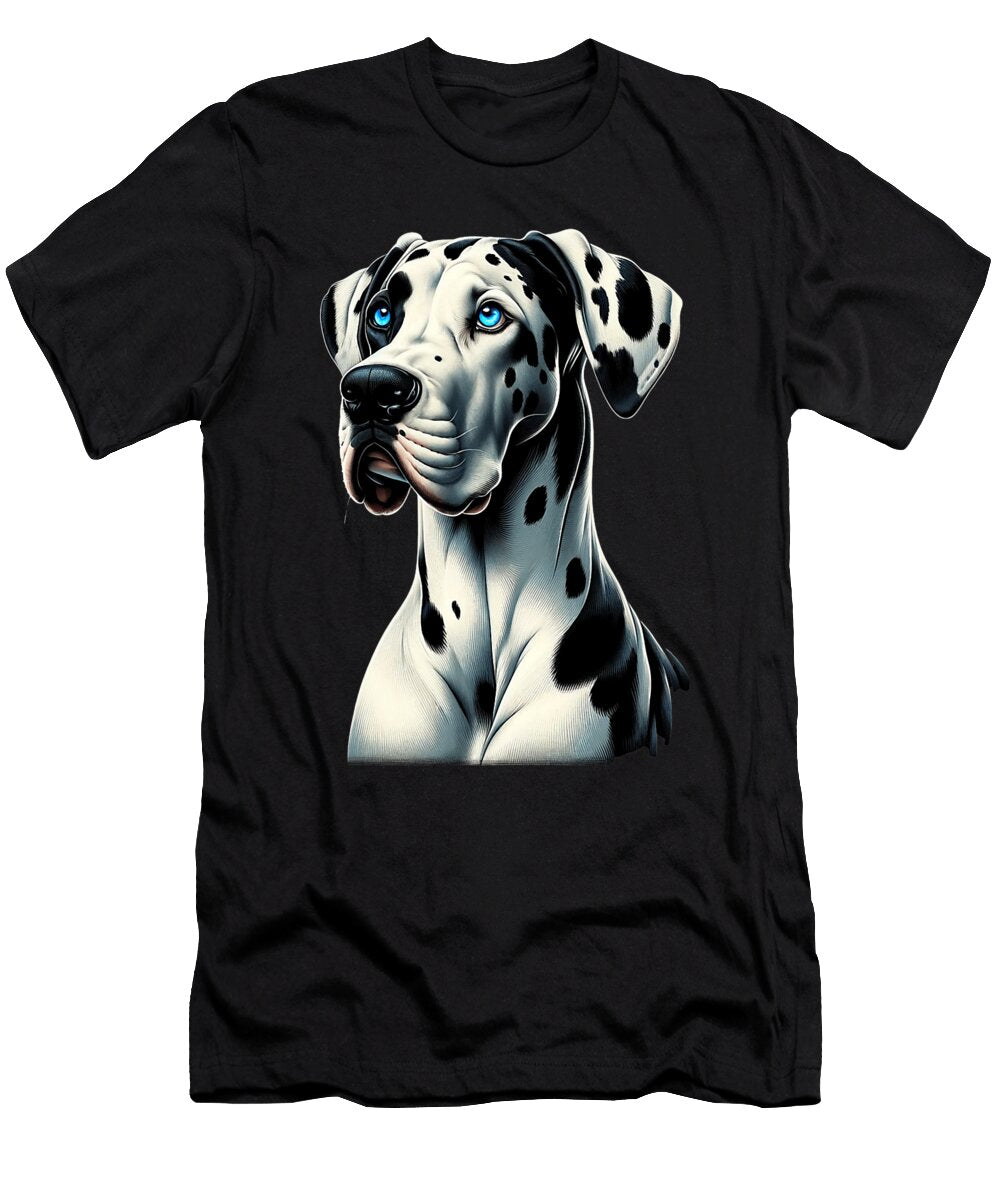 2 Goofy Giant Adorable Large Gentle Dog Lover Dane Natalie Lidford T-Shirt