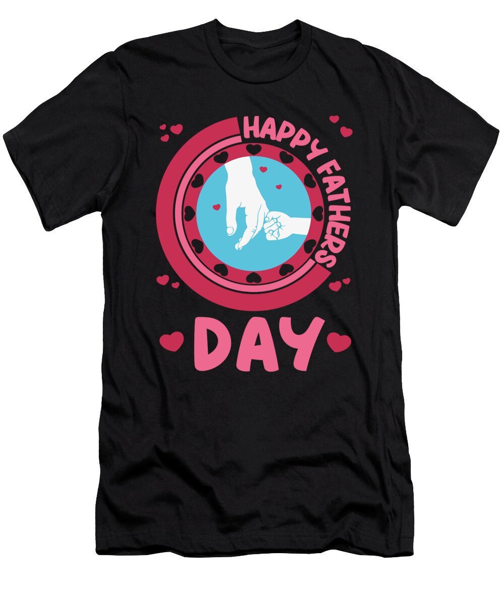 2 Happy Dad Forever Love Fathersday Gift Design Basquiaty Store T-Shirt