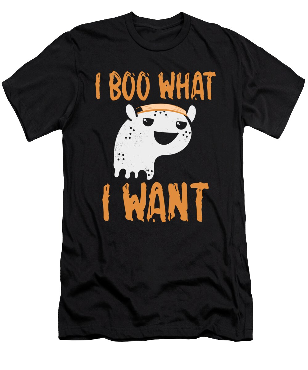2 I Boo What I Want Funny Halloween Ghost Toms Store T-Shirt