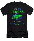 2 I Like Big Monster Trucks I Retro Sun Alessandra Roth T-Shirt