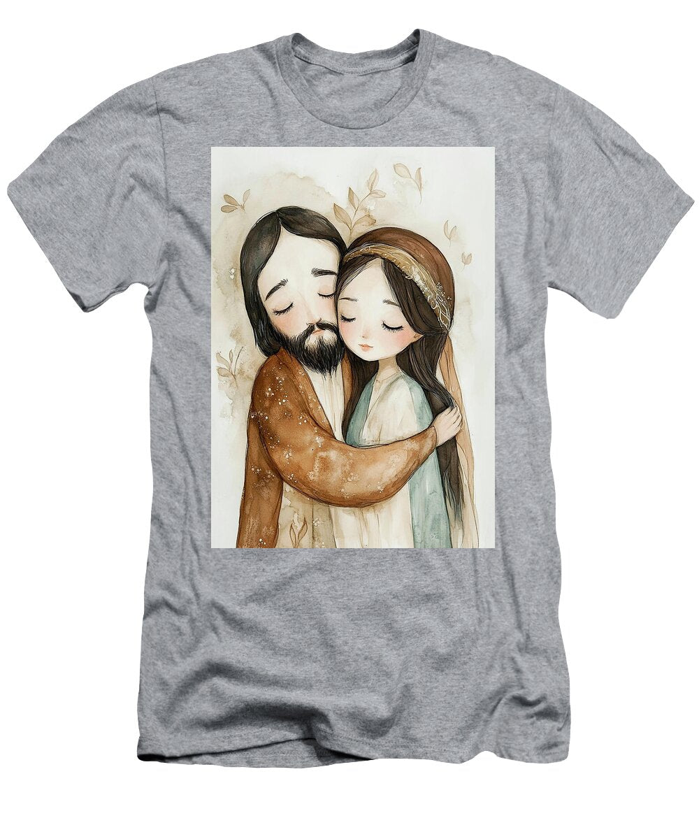 2 Jesus Embracing and Forgiving the Prodigal Son Henry George T-Shirt