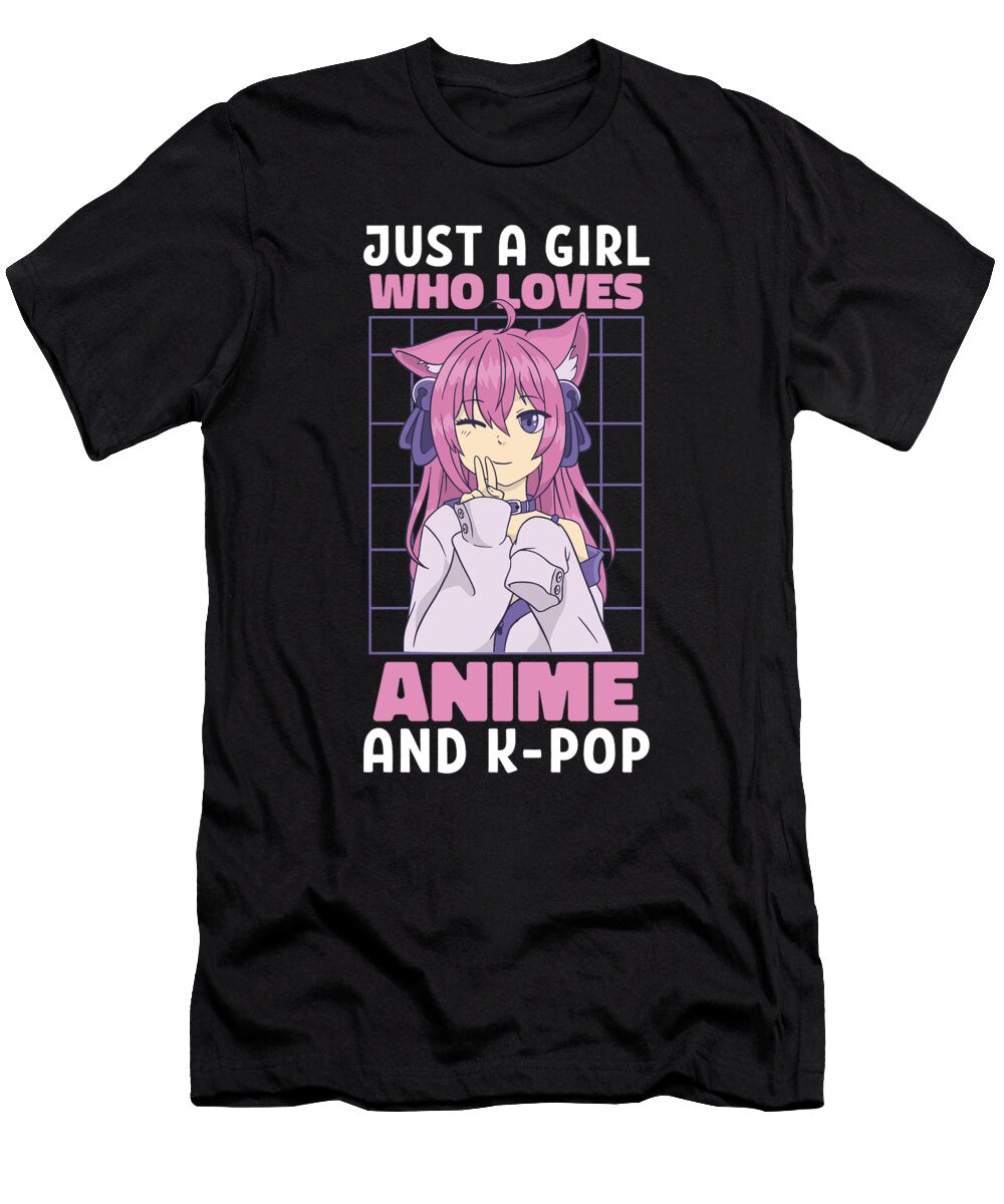 2 Just a Girl Who Loves Anime and K Pop Alessandra Roth T-Shirt