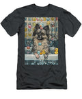 2 Keeshond Dog Frolicking in a Bubbly Bathtub Adrien Efren T-Shirt