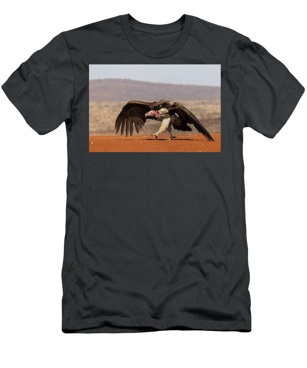 2 Lappetfaced Vulture Zimanga Private Game Reserve Ann Steve Toon Natureplcom T-Shirt