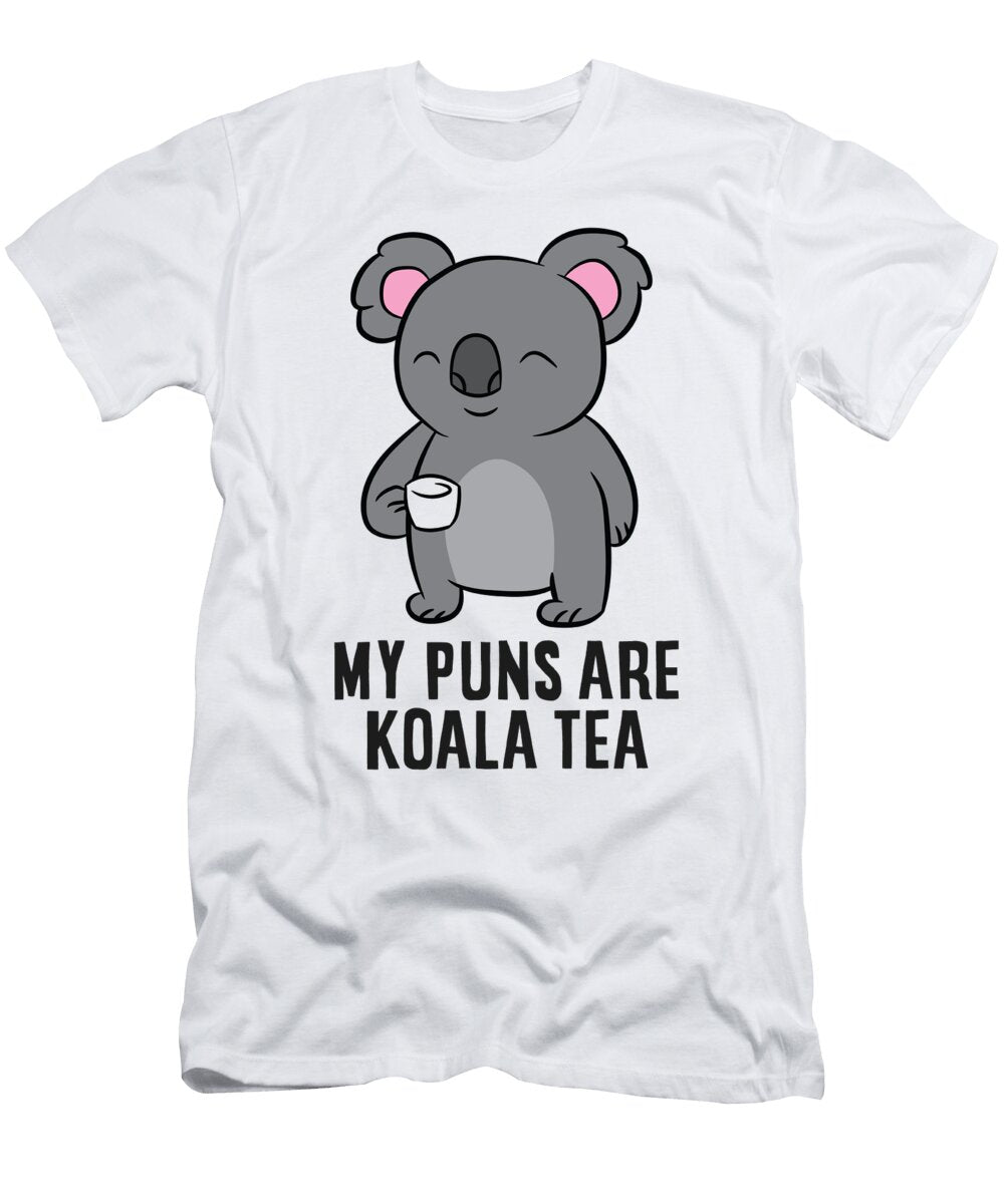 2 My Puns Are Koala Tea Funny Animal Puns Love Koalas Eq Designs T-Shirt