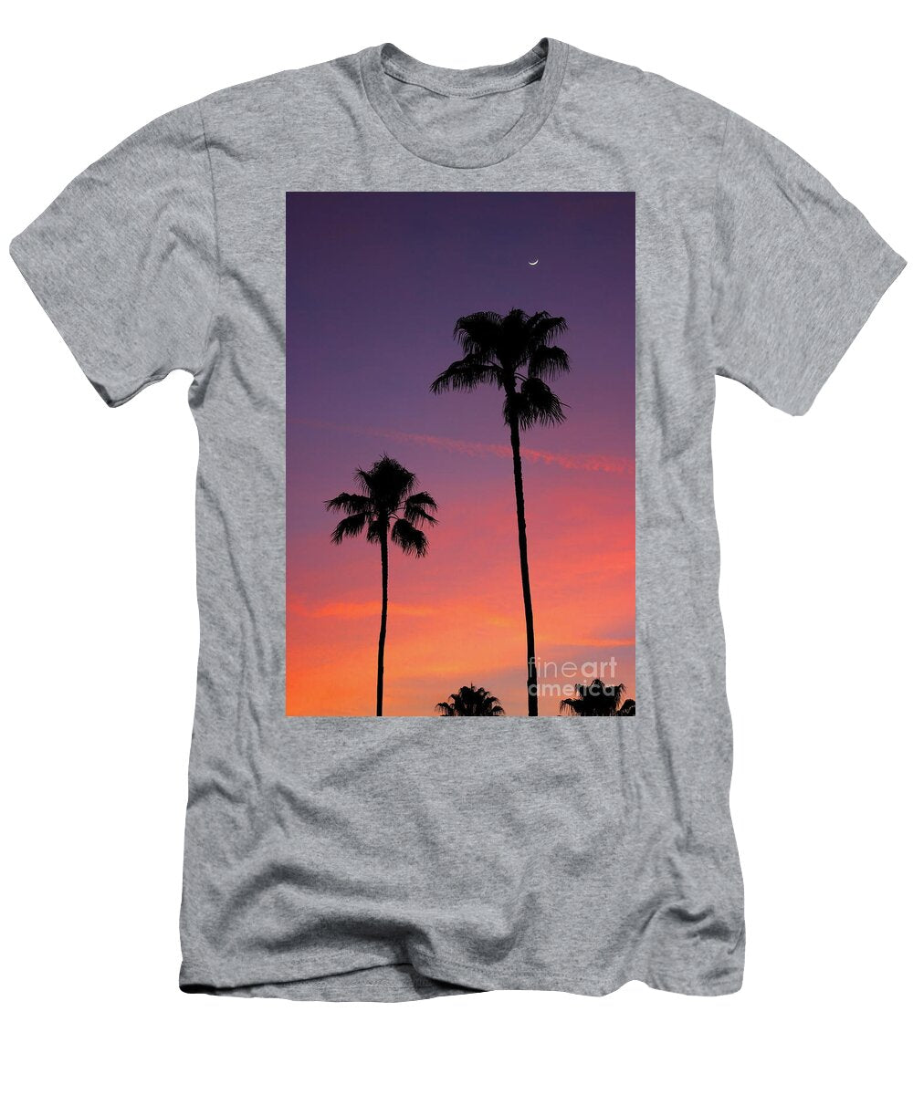 2 Palm Trees and the Moon Erick Schmidt T-Shirt
