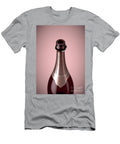 2 Pink Champagne Bottle Open Neck Allan Swart T-Shirt
