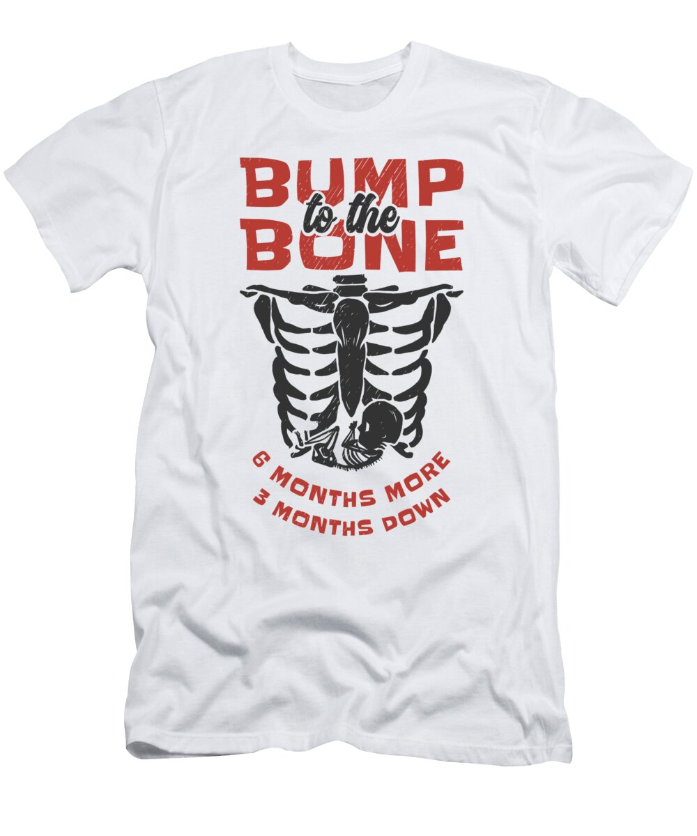 2 Pregnancy Halloween Bump to the Bone Maternity Toms Store T-Shirt