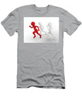 2 Running to Be the First and Win Toon Men Compete Conceptual Michal Bednarek T-Shirt