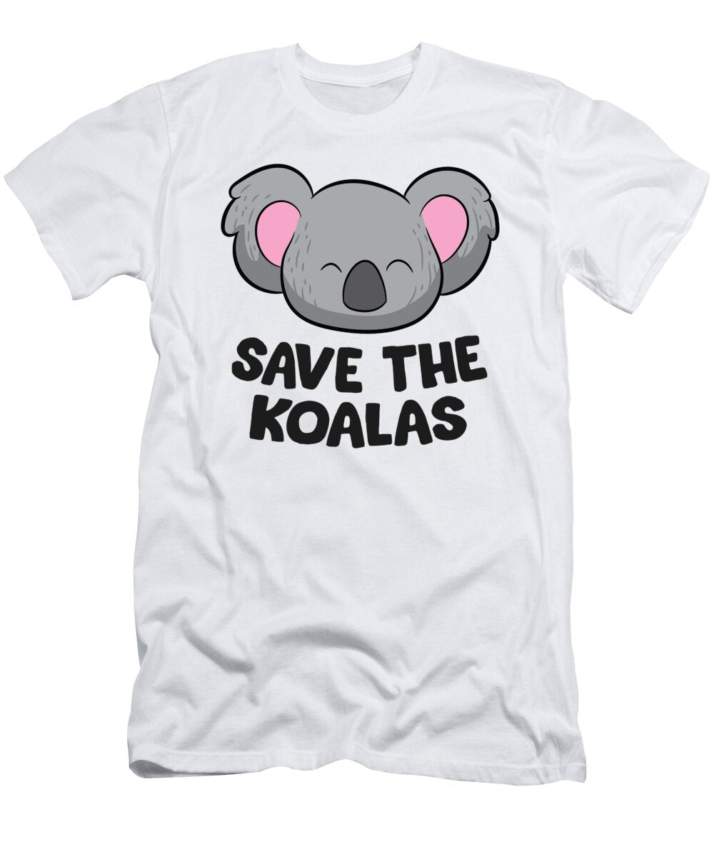 2 Save the Koalas Funny Australia Koalas Eq Designs T-Shirt