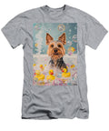 2 Silky Terrier Dog Enjoying a Bubbly Bath Adrien Efren T-Shirt