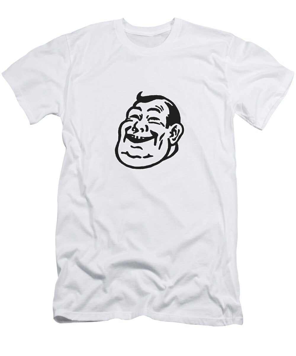 2 Smiling Man with Large Chin Csa Images T-Shirt