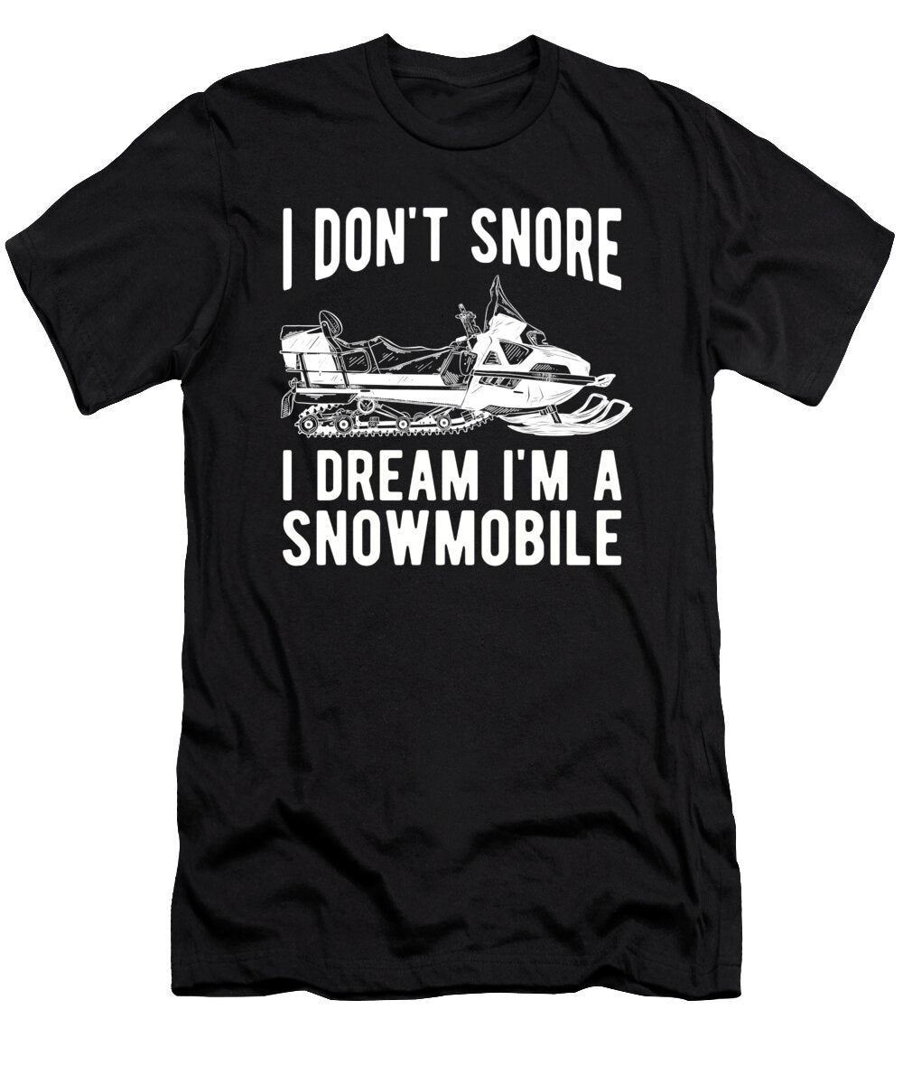 2 Snowmobile Snow Machine Bobby Bubble T-Shirt