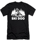 2 Snowmobile Snow Machine Crazy Squirrel T-Shirt