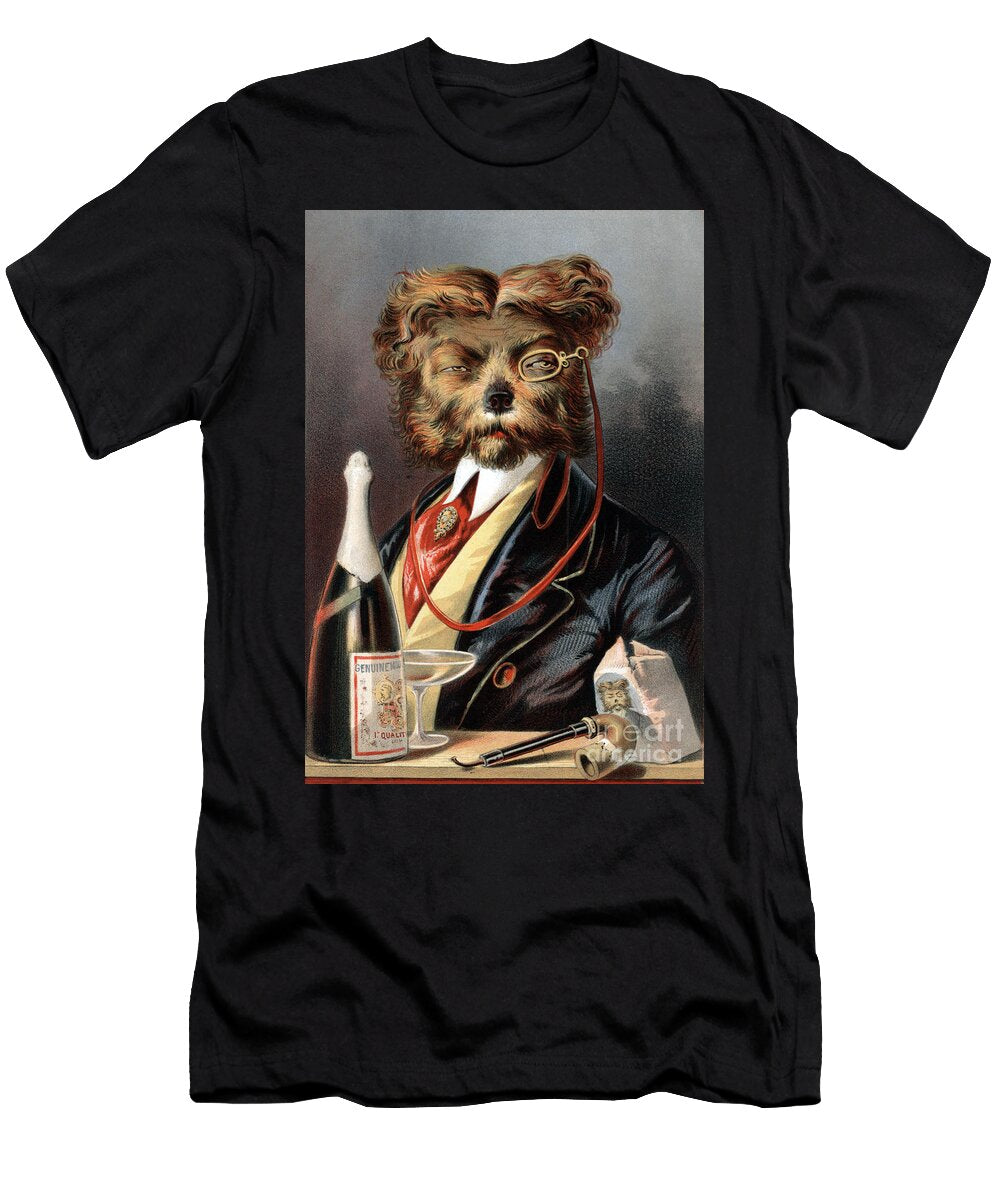 2 the Young Swell Aristocratic Dog 1869 Science Source T-Shirt