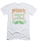 2 Wizard Lover Wizard Knowledge Is My Weapon Kanig Designs T-Shirt