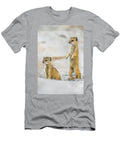 2 Yellow Mongoose with Pup Kgalagadi Transfrontier National Ann Steve Toon Natureplcom T-Shirt