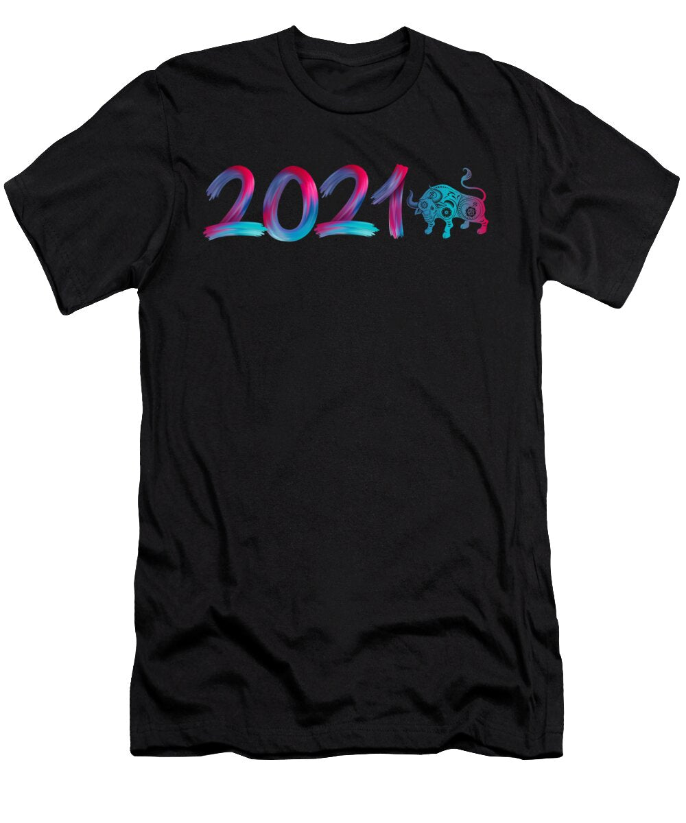 2021 New Year Xmas Christmas Year of the Ox Gift Thomas Larch T-Shirt
