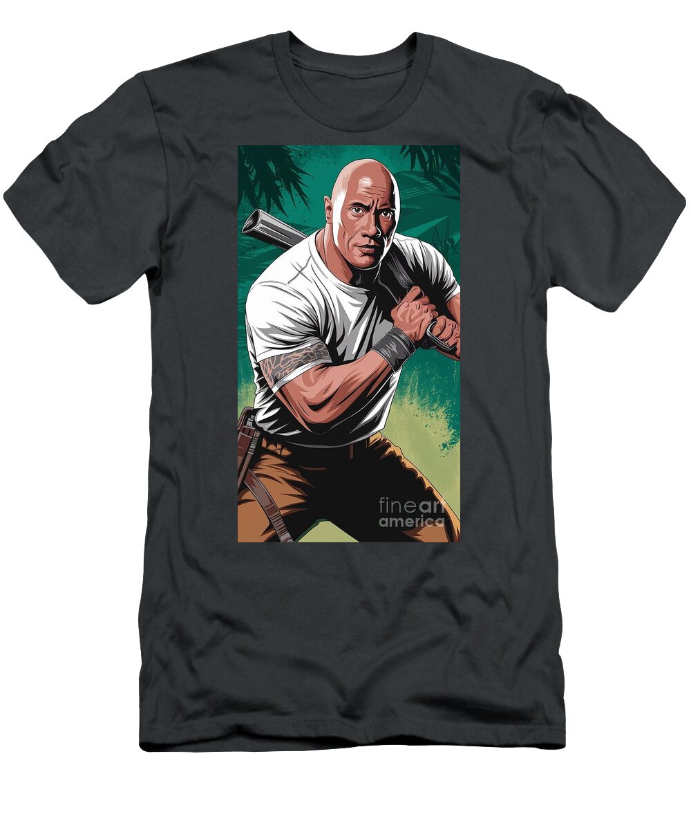 29 Dwayne Johnson the Rock Meghaoui Abdellah T-Shirt