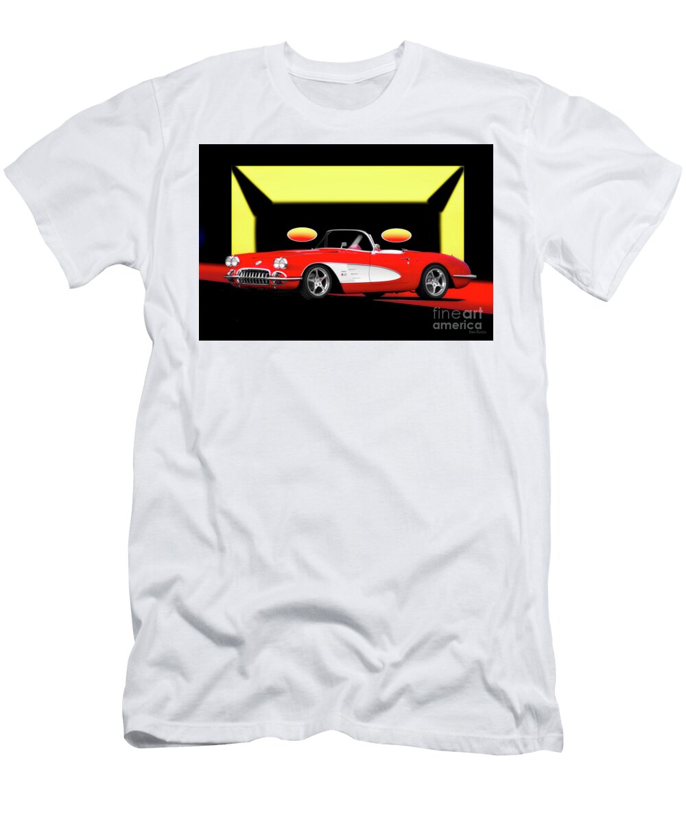3 1959 Corvette Roadster Dave Koontz T-Shirt