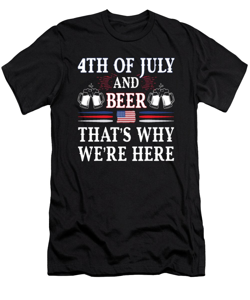 3 4th of July Beer Saying Tinh Tran Le Thanh T-Shirt