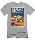 3 Airplane Minimal Movie Poster Retro Film Poster Vintage 1980 Sampadart Gallery T-Shirt