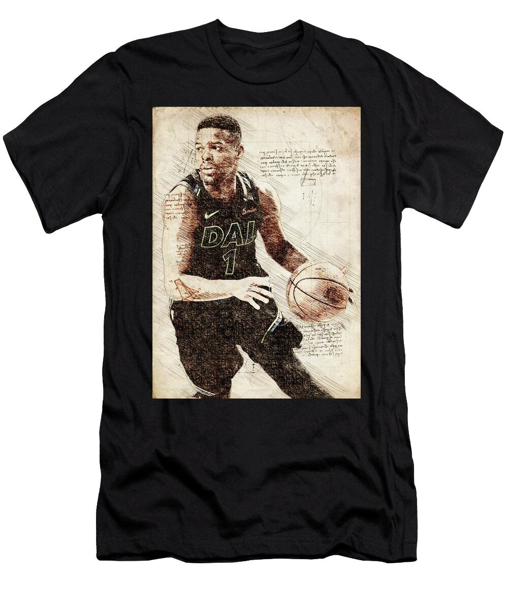 3 Art Dennis Smith Jr Dennissmithjr Dennis Smith Jr New York Knicks Player Dennis Smith Jr Dallas Mave Wrenn Huber T-Shirt