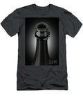 3 Black Champagne Bottle Open Neck Allan Swart T-Shirt