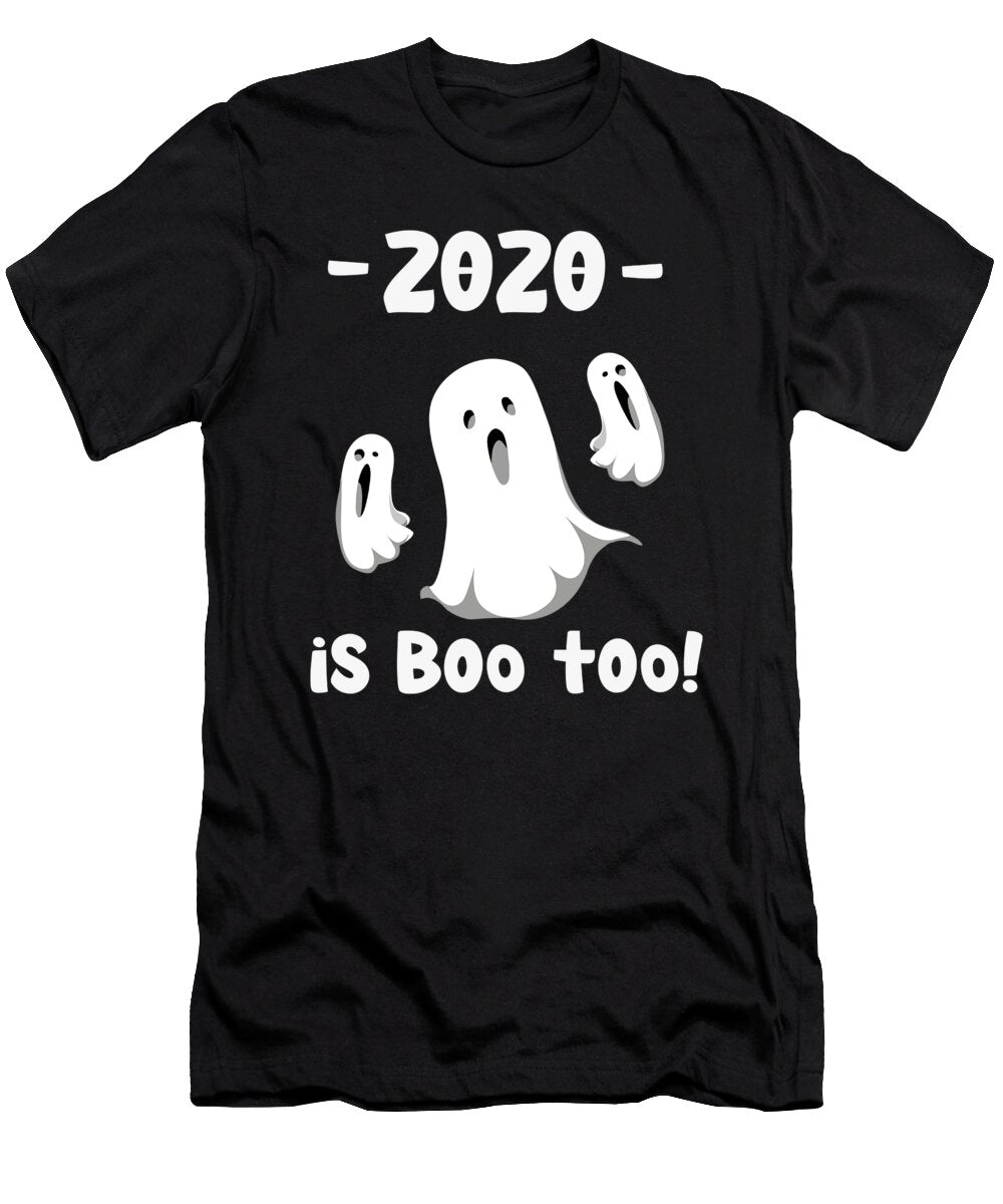 3 Boo Halloween Ghost Funny Creepy October 31 Toms Store T-Shirt