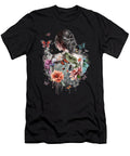 3 Butterfly Girl Lady of Butterflies Heidi Joyce T-Shirt