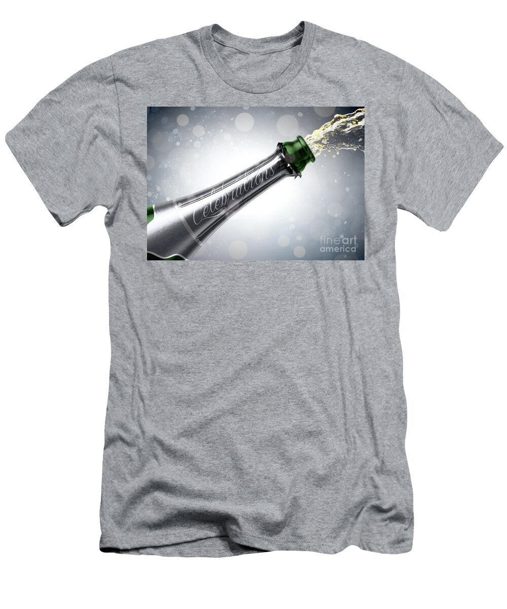 3 Champagne Bottle Celebrations Allan Swart T-Shirt