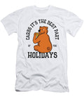 3 Christmas Bear Carbs Holiday Pizza Fast Food Foodie Toms Store T-Shirt