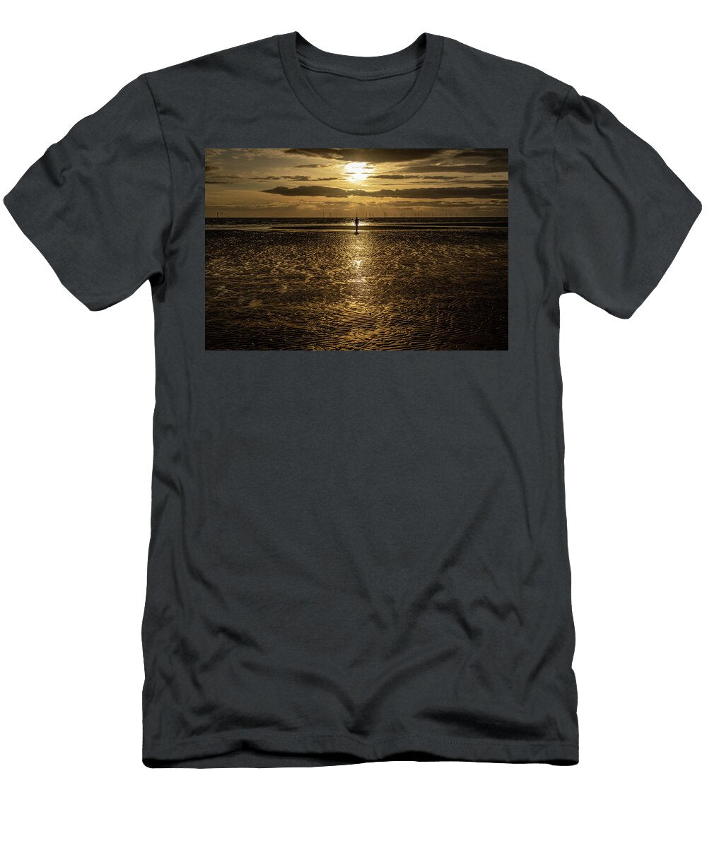 3 Crosby Beach Sunset Paul Madden T-Shirt