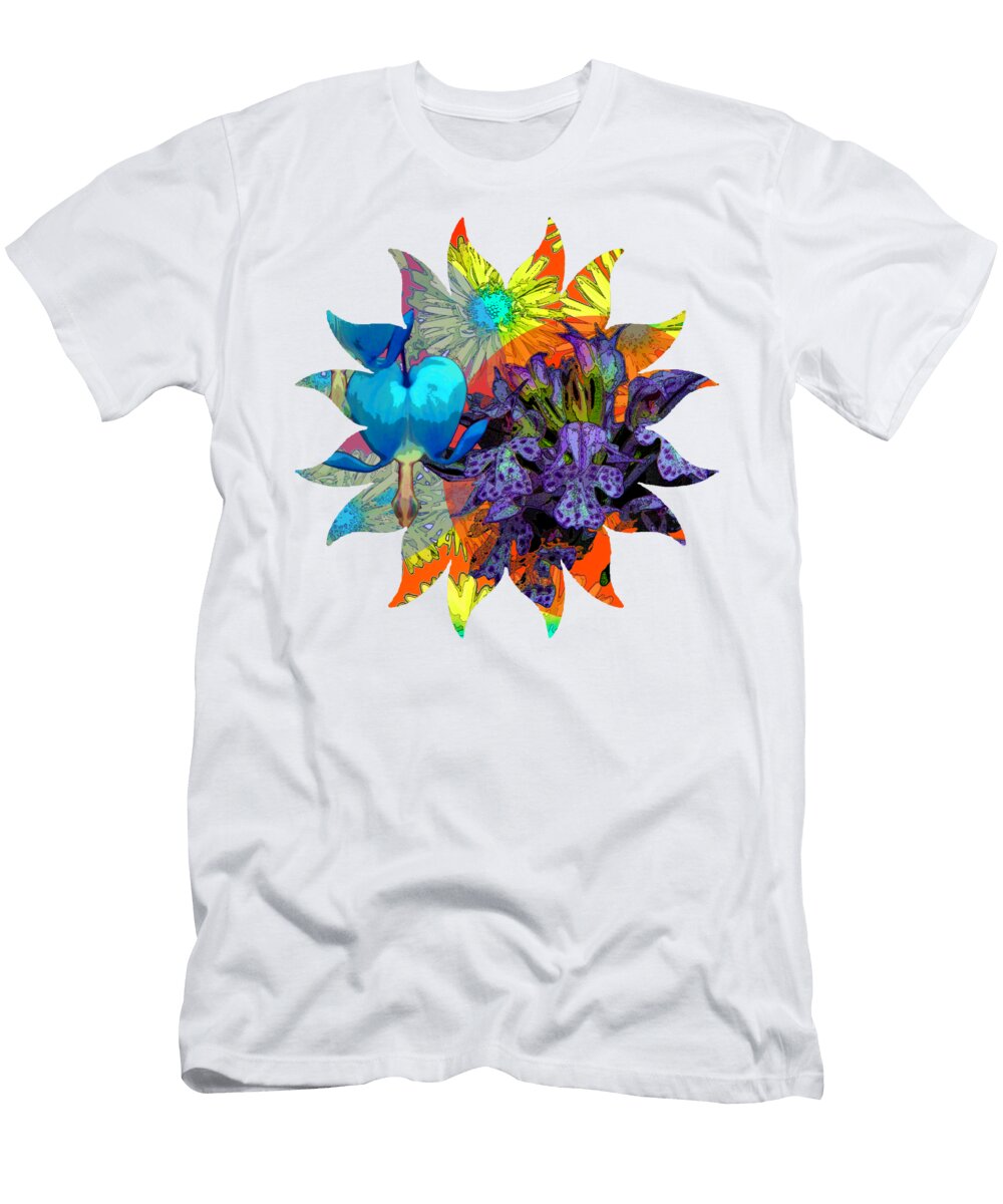 3 Flowers Linda De Klein T-Shirt