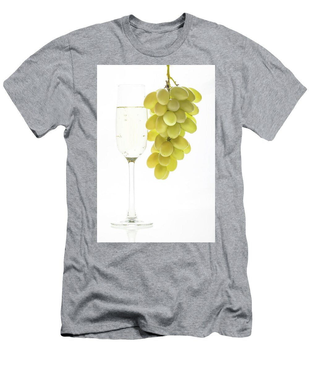3 Glass of Champagne and Grapes Oleg Yermolov T-Shirt