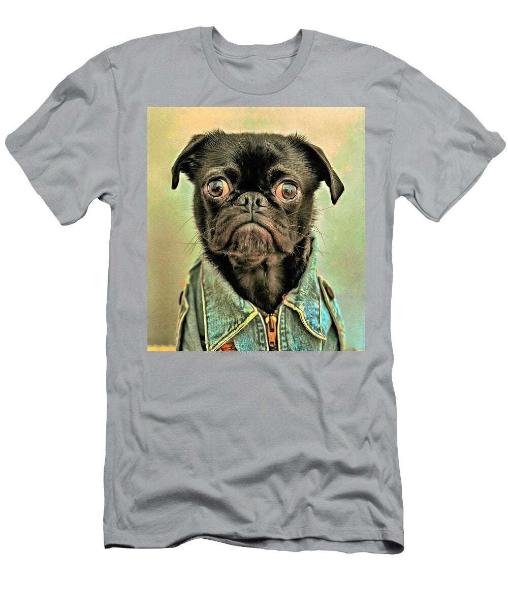 3 Goofy Dog Series Ian Kydd Miller T-Shirt
