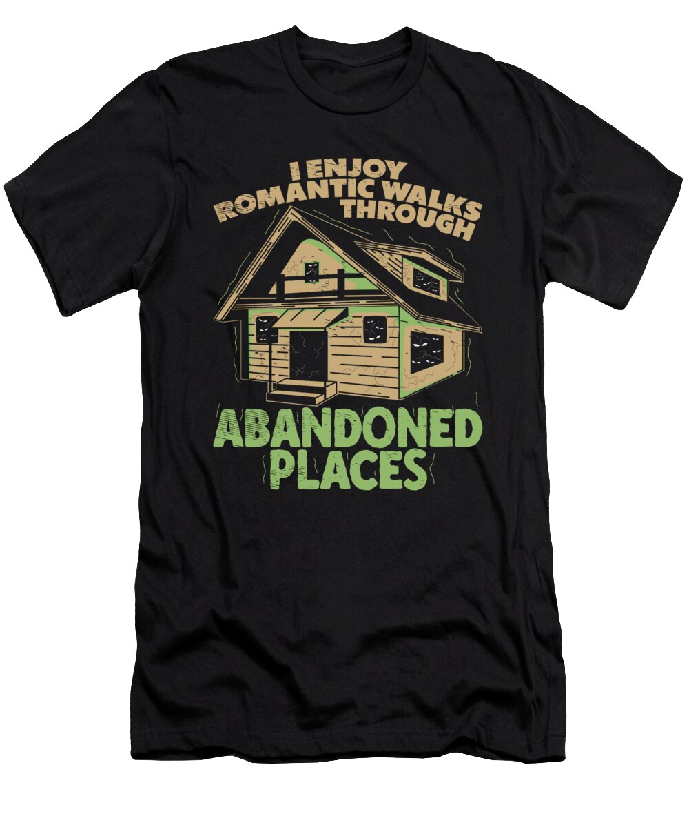 3 Halloween Spooky Scary Haunted Mansion Buildings Toms Store T-Shirt