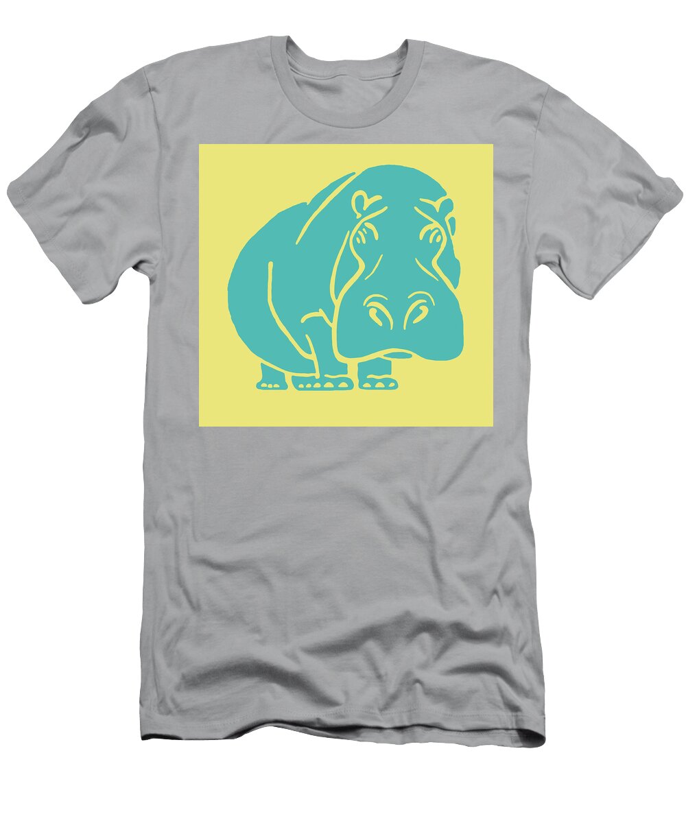 3 Hippopotamus Csa Images T-Shirt