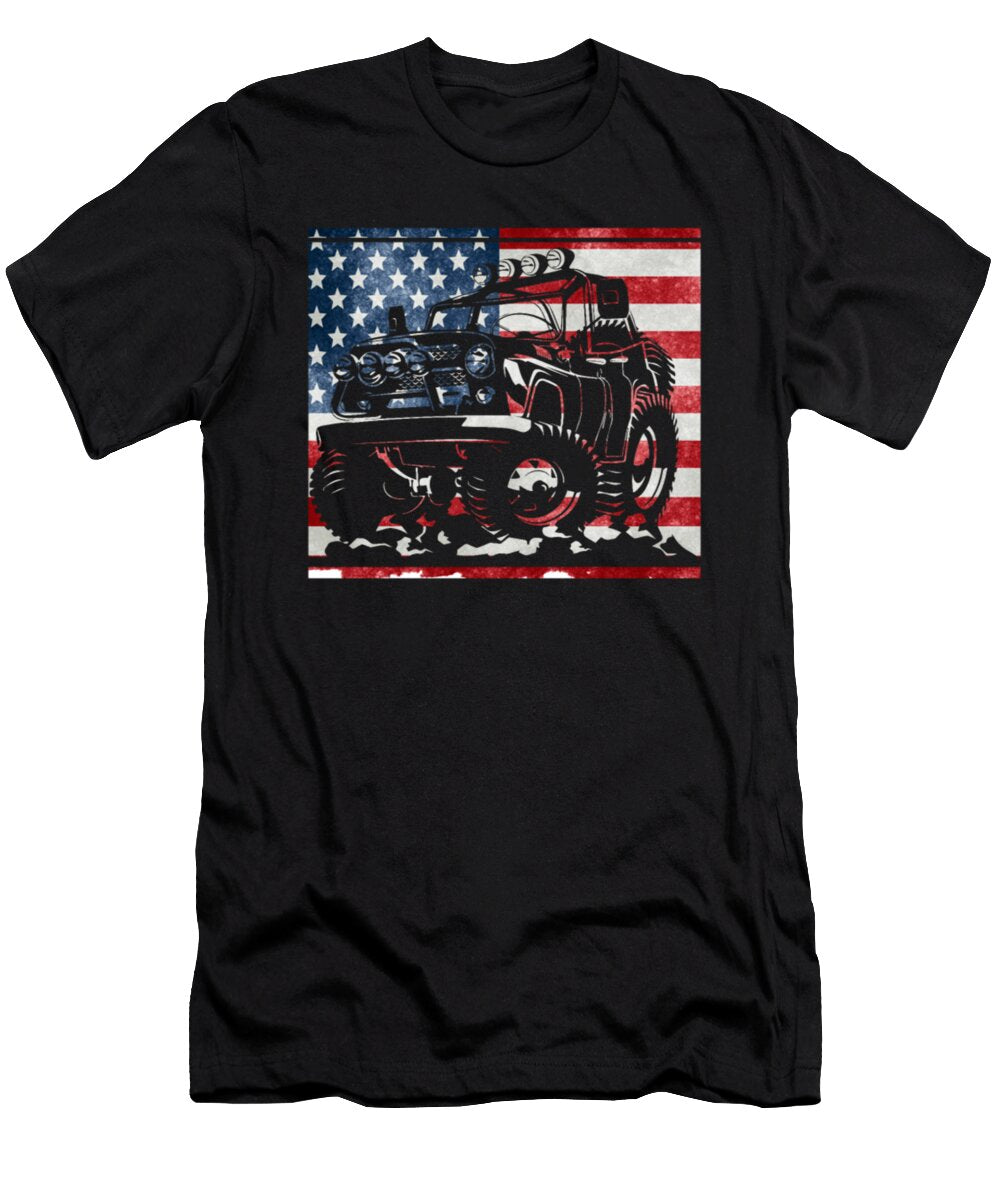 3 Jeep American Flag Tinh Tran Le Thanh T-Shirt