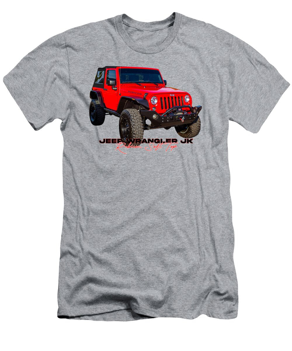 3 Jeep Wrangler Jk Rubicon Softtop Gestalt Imagery T-Shirt