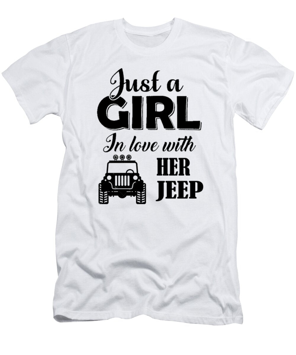 3 Just a Girl in Love with Her Jeep Tinh Tran Le Thanh T-Shirt