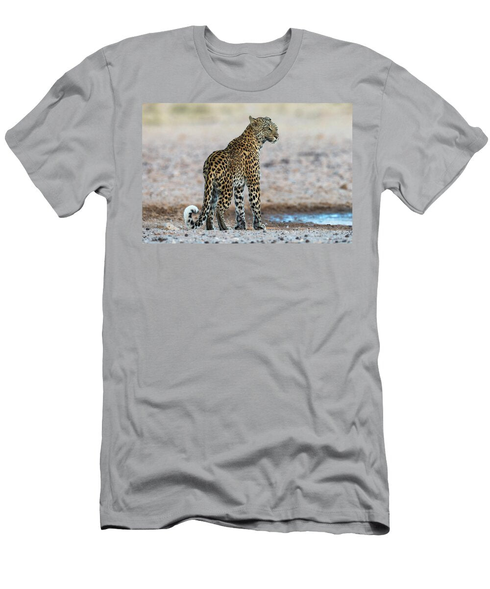 3 Leopard Female Kgalagadi Transfrontier Park South Ann Steve Toon Natureplcom T-Shirt