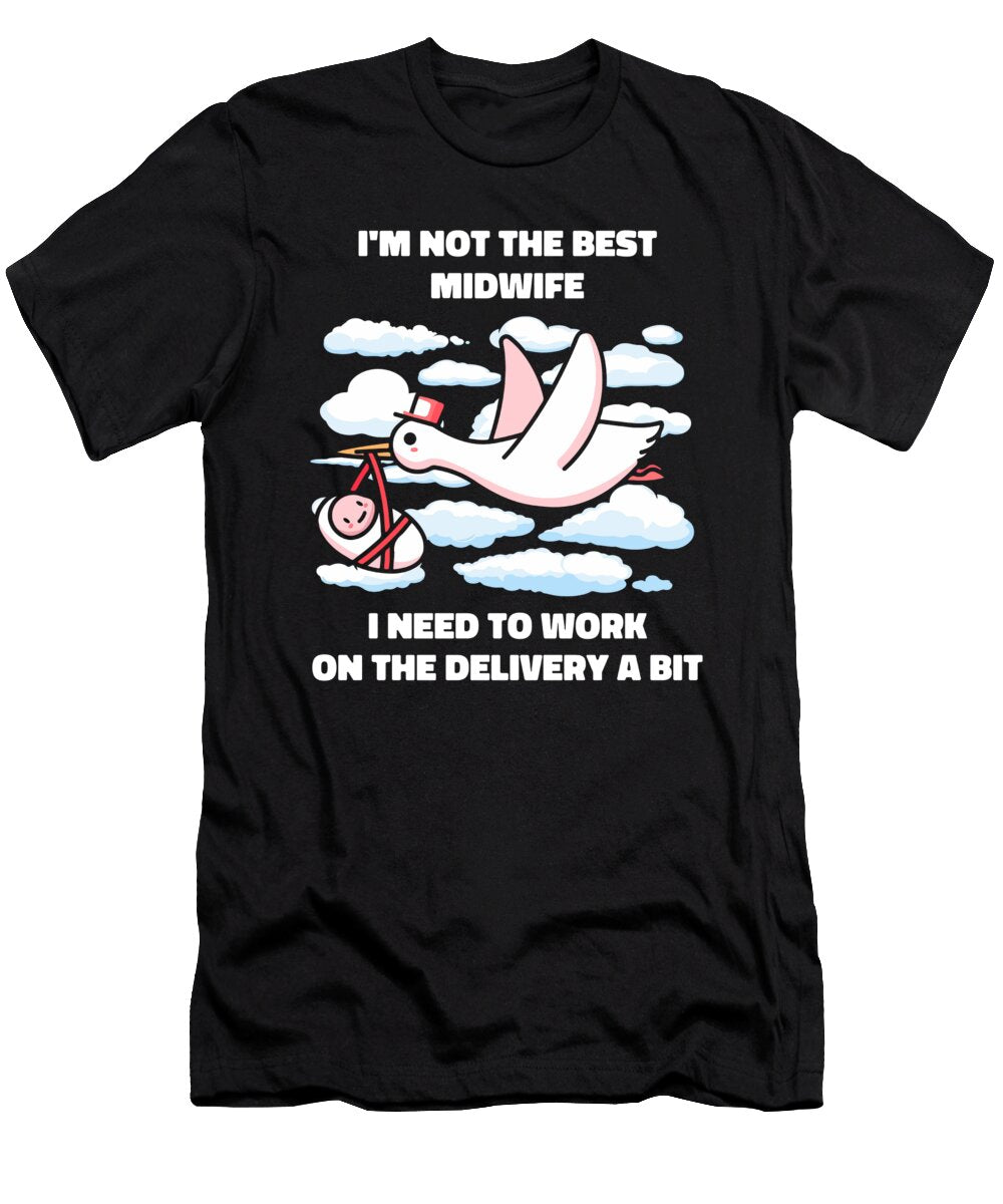 3 Midwives Childbirth Midwifery Doula Future Midwife Crazy Squirrel T-Shirt