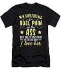 3 My Girlfriend Is Valentines Day Couples in Love Toms Store T-Shirt