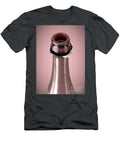 3 Pink Champagne Bottle Open Neck Allan Swart T-Shirt