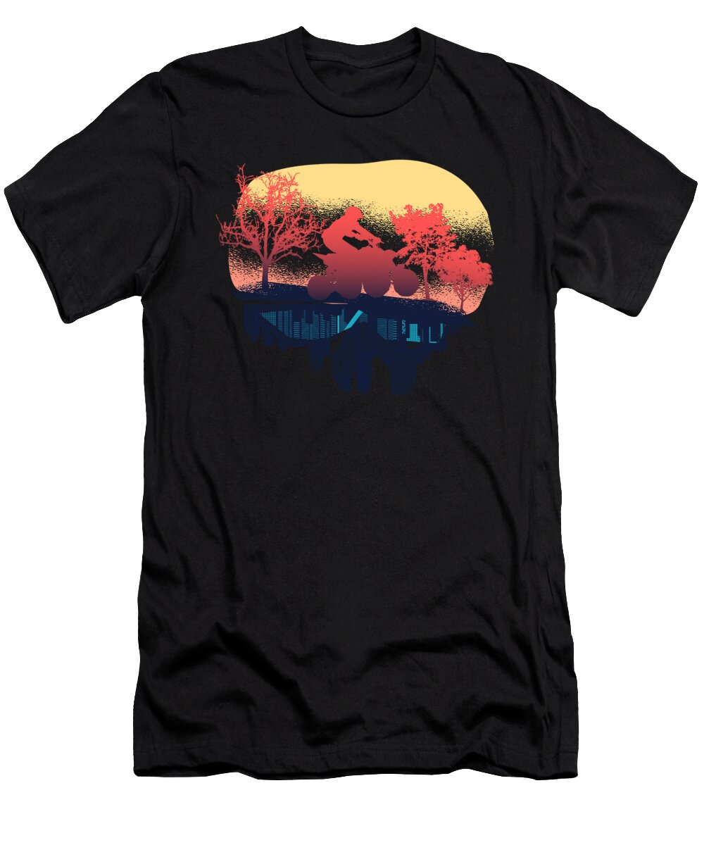 3 Quad in Beautiful Nature Greenoptix T-Shirt