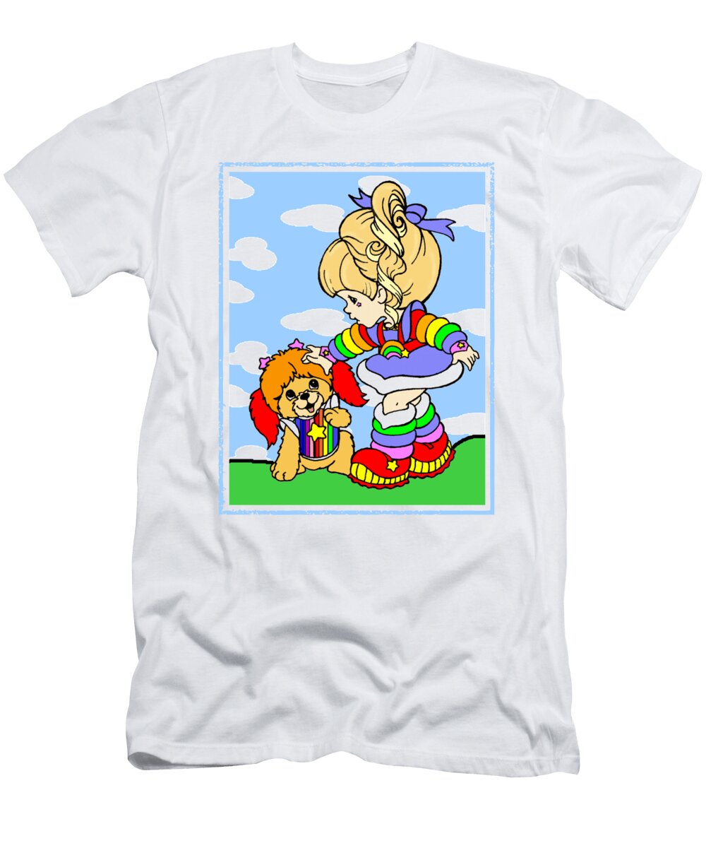 3 Rainbow Brite Kale Aya T-Shirt