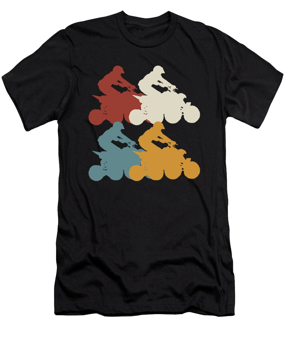 3 Retro Vintage Quad Greenoptix T-Shirt